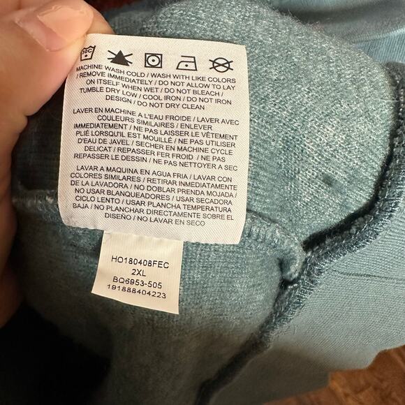 Nike Air Jordan Fleece Color Block Retro Matching Set Sweatshirt Sweatpants XXL - Picture 8 of 16